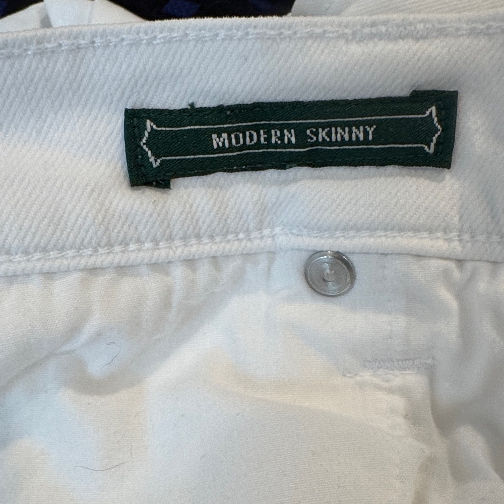 Ralph Lauren Women's Straight Leg White Jeans - Picture 6 of 6